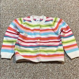 Gymboree striped cardigan
